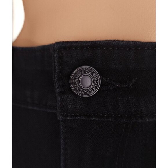 Levi's 721 High Rise Skinny Jeans Size XS 25 x 30 Soft Black $95.50 - Picture 4 of 16